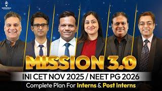 Perfect Plan to Ace NEET PG 2026 & INI-CET Nov 2025 for Intern & Post-Interns