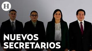 Claudia Sheinbaum presenta a 4 nuevos secretarios de gobierno para su gabinete presidencial