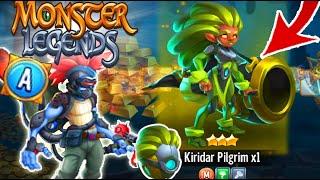 Monster Legends Kiridar for 5 Gems (Best Cave)  Treasure Cave Conjuring stina steambandit