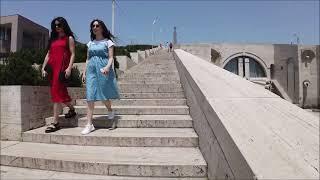 Walk on the famous Cascade Complex in Yerevan, Armenia