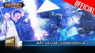 Long Nón Lá lái trap siêu đỉnh cùng giai điệu dân gian Đất và Lửa | Rap Việt 2023 [Live Stage]