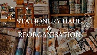 stationery haul + reorganising them on my craft desk! ⭐