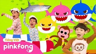 [TOP3] Cá Mập Con doo doo doo  Bài hát Baby Shark + Tuyển tập | Pinkfong! - Nhạc thiếu nhi