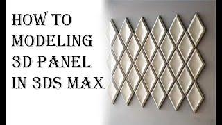 How to modeling 3D Panel Calipso Lux Ruby in 3dsMax /3D Panel Modelləmə-Xeqani Ehmedov