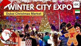 Dubai Christmas Market Winter City at Expo City  Festive Activities, Santa, Attractions & More! 4K