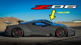 2022 Ford GT vs C8 Corvette Z06 Drag Race - Best of Three - Raw Footage!