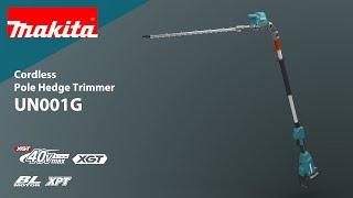 Makita 600mm (23-5/8") Cordless Pole Hedge Trimmer UN001G