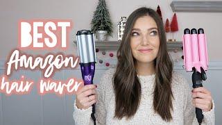 THE BEST AMAZON HAIR WAVER -- Which one is better?! | Sarah Brithinee