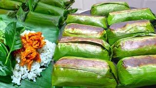 NASI BAKAR JUAL Rp.5000AN BIKIN TUNDA LAPAR. RESEP NASI BAKAR AYAM SUWIR MODAL KECIL. BISNIS RUMAHAN