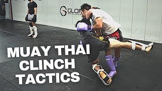 8 Best Muay Thai Clinch Sweeps & Tactics (real time sparring)