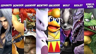 Sephiroth Vs Bowser Vs Mewtwo Vs Ganondorf Vs King Dedede Vs Wolf Vs Ridley Vs King K. Rool