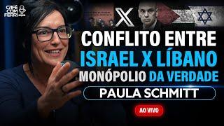  AO VIVO  - PAULA SCHMITT ENTREVISTA EXCLUSIVA no PODCAST Café com Ferri  #28