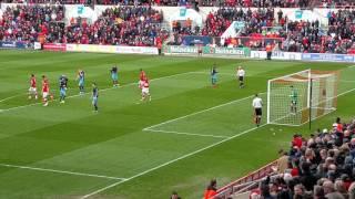 Highlights - Bristol City Vs Sheffield Wednesday 09/04/2016 - Lee Tomlin Penalty