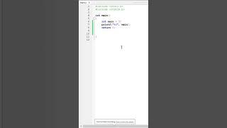 #14 C Interview Program | C Coding Program | Learn coding  in Hindi #Shorts