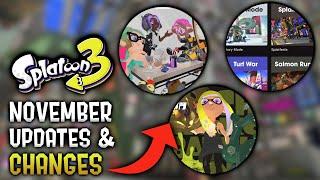 Updates & Changes in November 2024 - Splatoon 3