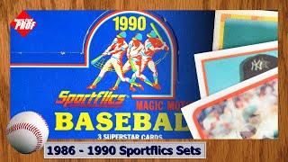 1986 through 1990 Sportflics Baseball Cards