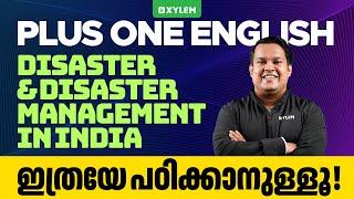 Plus One English | Disaster And Disaster Management In India - ഇത്രയേ പഠിക്കാനുള്ളൂ!