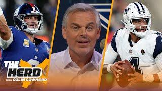 Cowboys don't impress vs. Giants, Time for New York to move off of Daniel Jones? | NFL | THE HERD