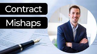 Common Real Estate Contract Mishaps to Avoid