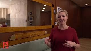 Фойе Большого зала. Выставка, посвященная Сергею Образцову