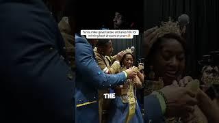 Reaction to funny mike Giving Prom winner teetee 10k  #new #reaction #Funnymike