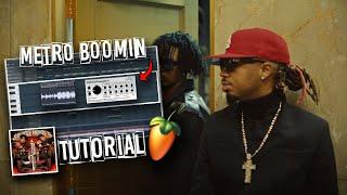 HOW METRO BOOMIN MAKES CRAZY SAMPLES FOR 21 SAVAGE!!!! (fl studio tutorial)