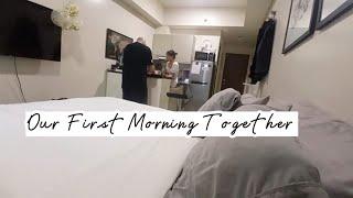 Our First Morning Together Timelapse | Canadian Filipina Couple