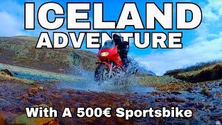 ICELAND On A 500 Euro Sportsbike! NO ADVENTURE BIKE NEEDED! 14 Days Full Circle! XJ600 Travel Vlog