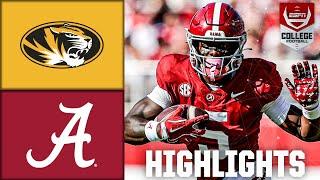 Missouri Tigers vs. Alabama Crimson Tide | Full Game Highlights | ESPN College Football