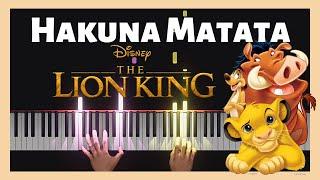 Hakuna Matata - Disney’s The Lion King | Piano Tutorial | 4k