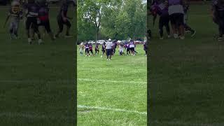 10u West Michigan Rams vs Muskegon Lakeside 2023 Roman Duckett QB 14 #football #10u  #quarterback