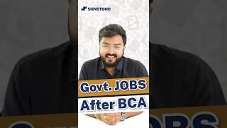 Govt. Jobs After BCA | Student Shorts