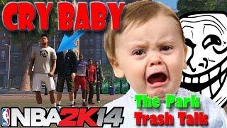 LilSpaz57 is #Poop - Cry Baby Youtuber - Trash Talk NBA 2K14 The Park Funny Rage