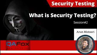 Security Testing - What is Security Testing?