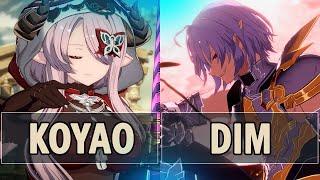 GBVSR:Koyao (Narmaya B.Butterfly) Vs Dim (Grimnir)| High Level Gameplay.