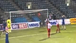 Adam Barret stunning 1 yard open goal miss! League 1 - 26/11/2013