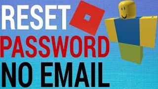 How To Reset Roblox Password Without Email