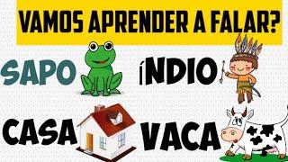 VAMOS APRENDER A FALAR? PÃO, VACA, ÍNDIO, SAPO, XIXI, COCÔ e muito mais - COMPILAÇÃO