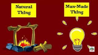 Class 1 || Natural things Vs Man-made things  || Computer