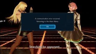 Tekken 7 "A communication error occured. Returning to the Main Menu."