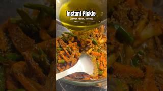 Instant Pickle, Gajar Mooli Mirchi ka Achar #picklerecipe #instantachar #indianrecipe #youtubeshorts