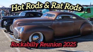 Hot Rods and Rockabilly Rat Rods Rockabilly Reunion 2025 Part 1 Car Show #hotrod #car #carshow