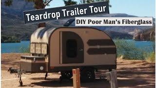 Home Built Teardrop Camper (Poor Man's Fiberglass)