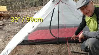 "NEW" LanShan 1P upgraded/Pyramid Tent / Horror clip included! SORRY GUYS PRICE CHANGED NOW $132.