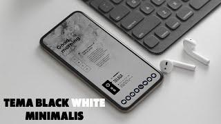 Tema Hitam Putih Keren Untuk Semua Android - Setup Nova Launcher