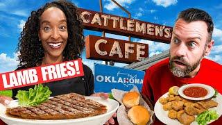 Brits Try CATTLEMANS Steakhouse For The First Time In OKLAHOMA