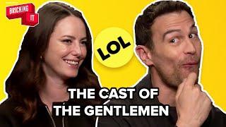 The Gentlemen Interview with Theo James, Kaya Scodelario, Ray Winstone & Daniel Ings | Bricking It