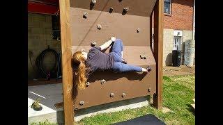 Outdoor Climbing Wall (Mount and Add Holds) Final - Part 4