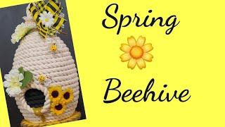 Beehive Honey Bee Dollar Tree Tutorial DIY Crafts Spring Decor Crafting With Ollie