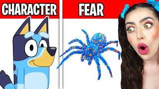 ALL BLUEY CHARACTERS BIGGEST FEARS + FAVORITE THINGS!? (CURSED BLUEY & BINGO IN REAL LIFE!)